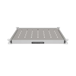Półka wysuwana do szaf Rack 19" Lanberg szara 1U/445x350mm udźwig do 35kg,