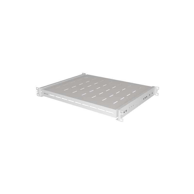 Półka wysuwana do szaf Rack 19" Lanberg szara 1U/445x350mm udźwig do 35kg,