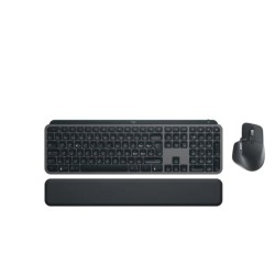 Logitech Klawiatura MX Keys S + mysz + podkładka Combo Graphite US