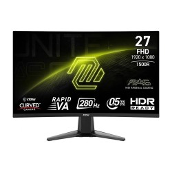MSI Monitor MAG 276CXF 27 cali LED/FHD/Zakrzywiony/280Hz/Czarny