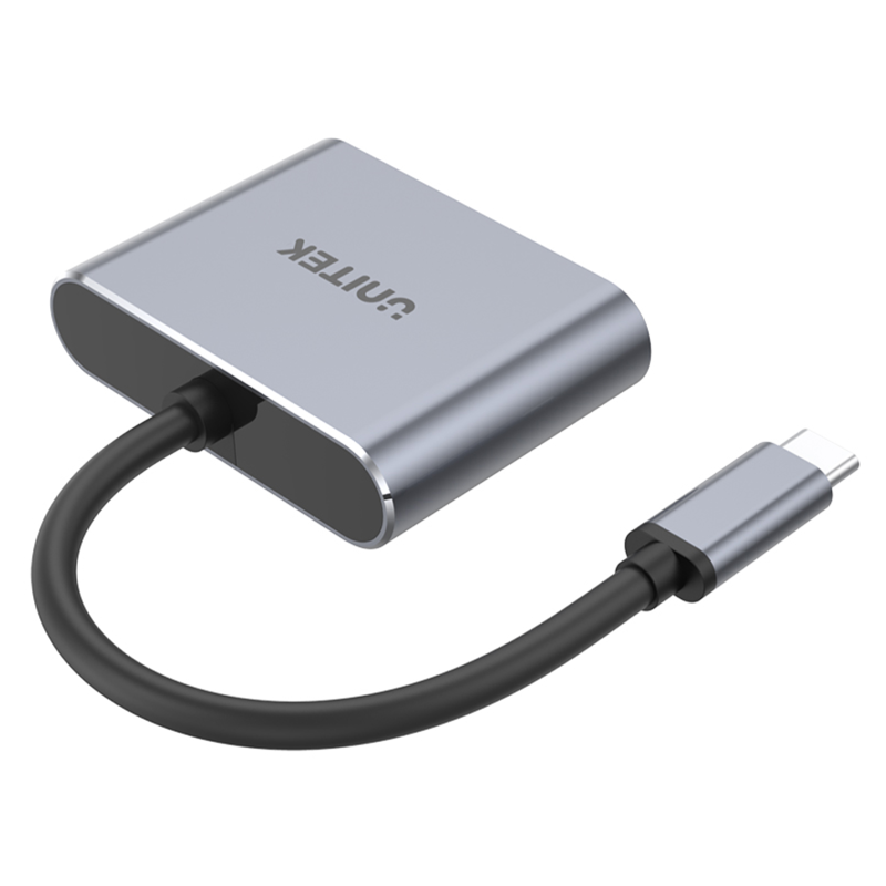 Adapter USB-C na HDMI 4K@60Hz i VGA FullHD