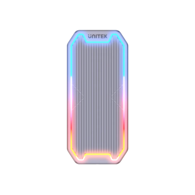 Unitek Obudowa dysku M.2 SSD NVMe/SATA 10Gbps RGB
