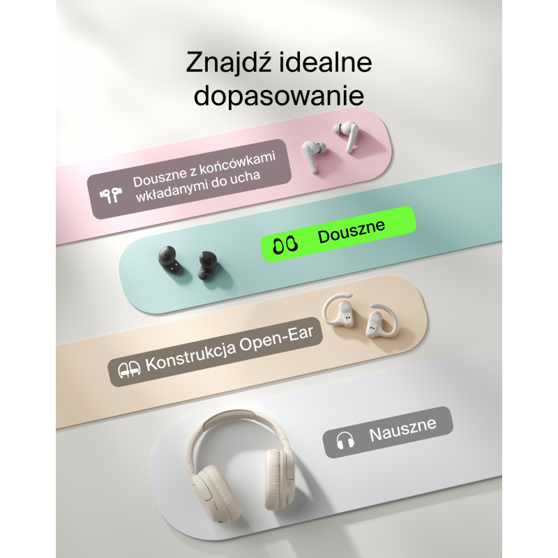 Belkin Słuchawki półotwarte douszne do spania, IPX4, Bluetooth 6.0, czarne