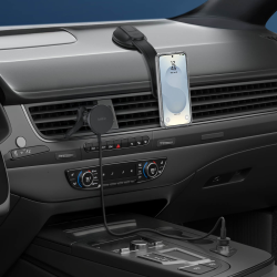 Belkin BoostCharge Ładowarka magnetyczna 15W Qi2, zasilacz 30W, na deskę rozdzielczą lub kratkę