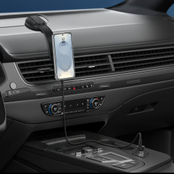 Belkin BoostCharge Ładowarka magnetyczna 15W Qi2, zasilacz 30W, na deskę rozdzielczą lub kratkę