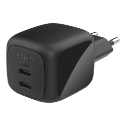 Belkin Ładowarka sieciowa, 2 porty USB-C, 50W, czarna