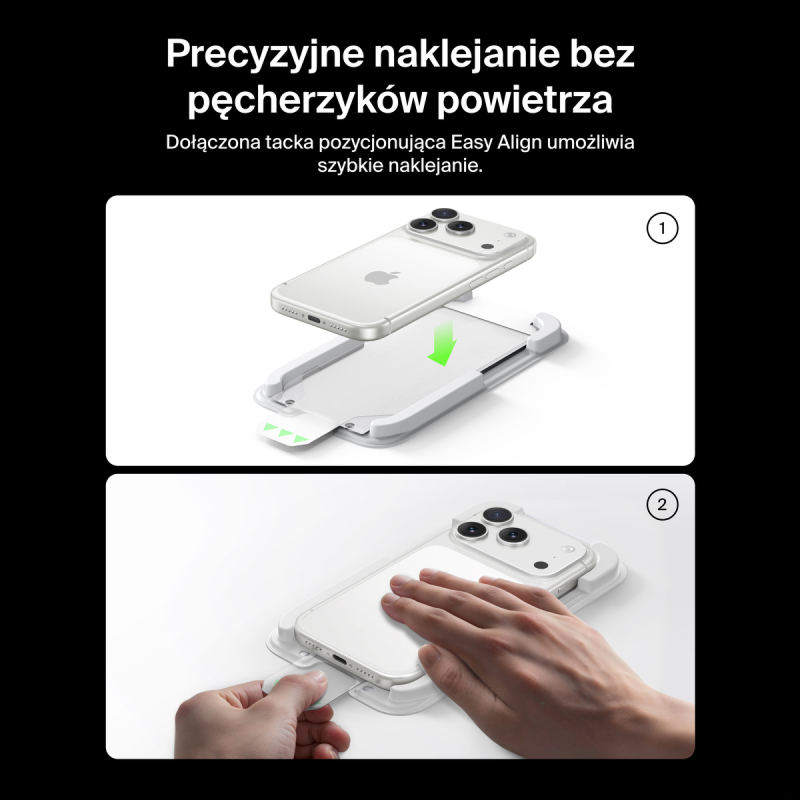 Belkin Szkło na iPhone 17 Pro, UltraGlass 2, z aplikatorem