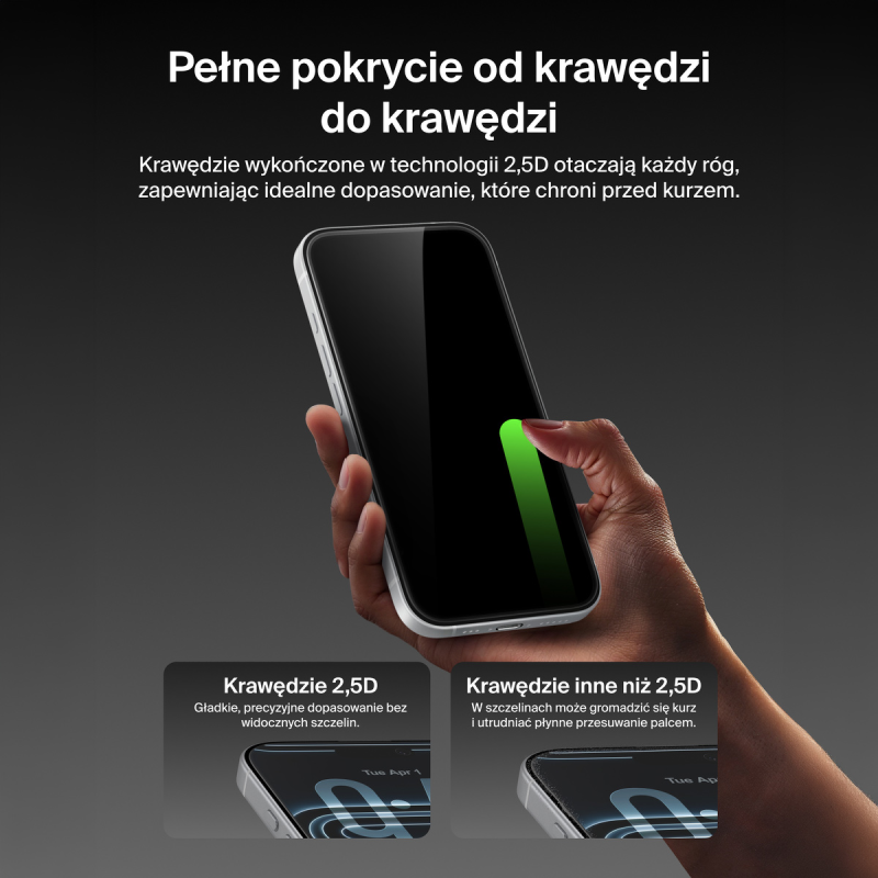 Belkin Szkło na iPhone 17 Pro, UltraGlass 2, z aplikatorem