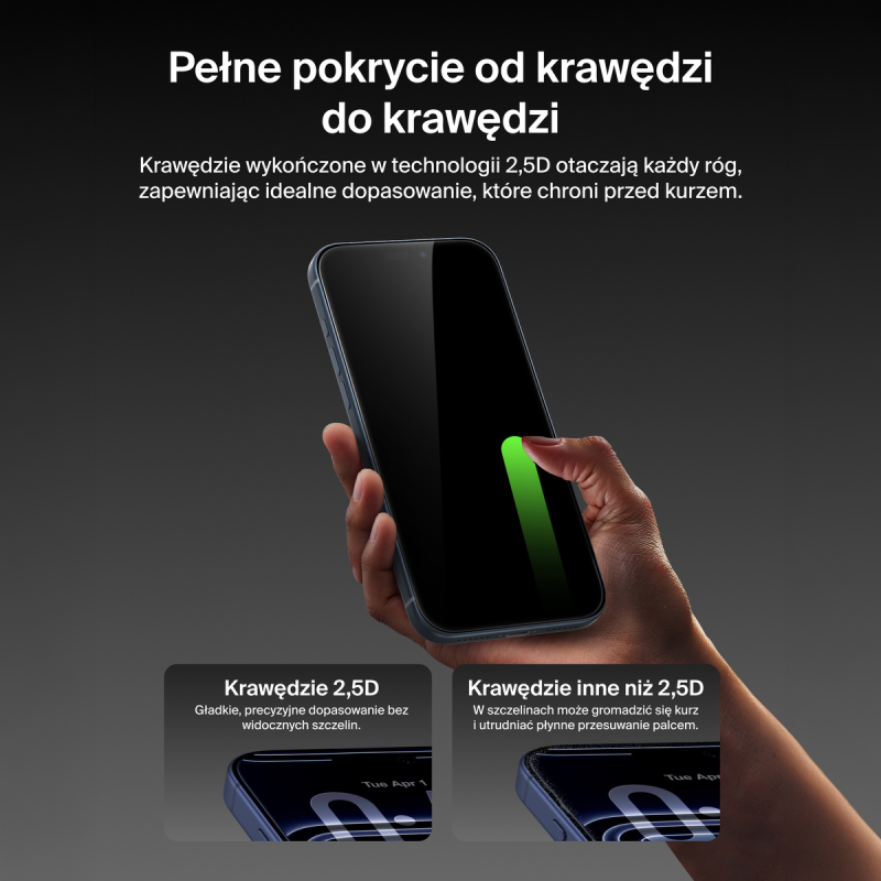 Belkin Szkło na iPhone 17 Pro Max, UltraGlass 2, z aplikatorem