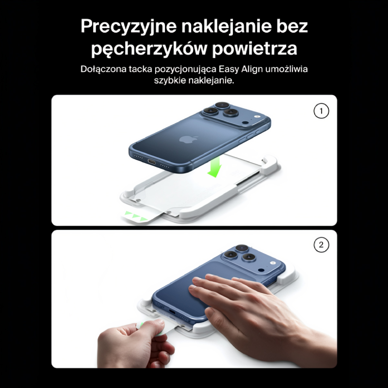 Belkin Szkło na iPhone 17 Pro Max, UltraGlass 2, z aplikatorem