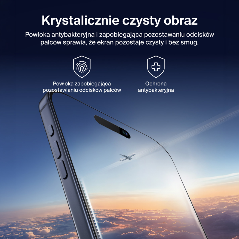 Belkin Szkło na iPhone 17 Pro Max, UltraGlass 2, z aplikatorem