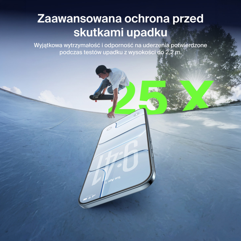 Belkin Szkło na iPhone Air, UltraGlass 2, z aplikatorem