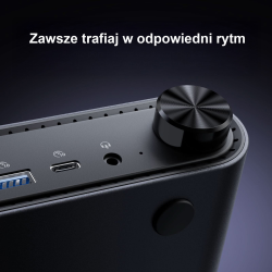 Orico Stacja dokująca USB-C z obudową M.2 NVMe/SATA, audio 3,5mm, RJ45, HDMI 4K@60Hz, PD 100W