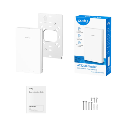 CUDY AP1300 wall | Access Point (AP), Wi-Fi 5, 2,4GHz/5GHz, Gigabit, PoE
