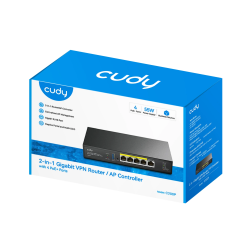 CUDY C200P | router, kontroler, Gigabit, PoE, 30W