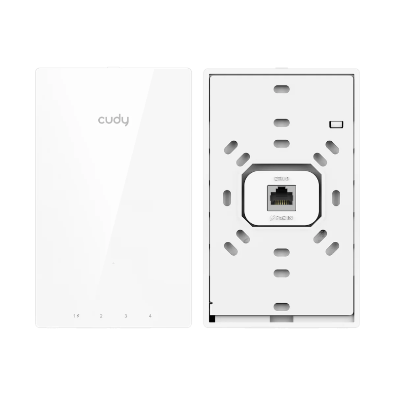 CUDY AP3000 wall | Access Point (AP), Wi-Fi 6, 2,4GHz/5GHz, Gigabit, PoE