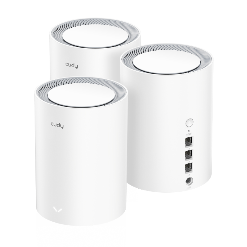 CUDY M3600(3-Pack) | Mesh, WiFi 7, 2,4GHz/5GHz, Gigabit