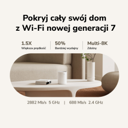 CUDY M3600(3-Pack) | Mesh, WiFi 7, 2,4GHz/5GHz, Gigabit