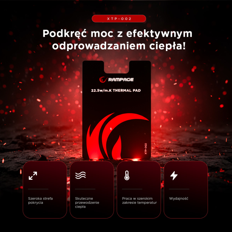Rampage Termopad XTP-002 31×50×0,2mm PTM