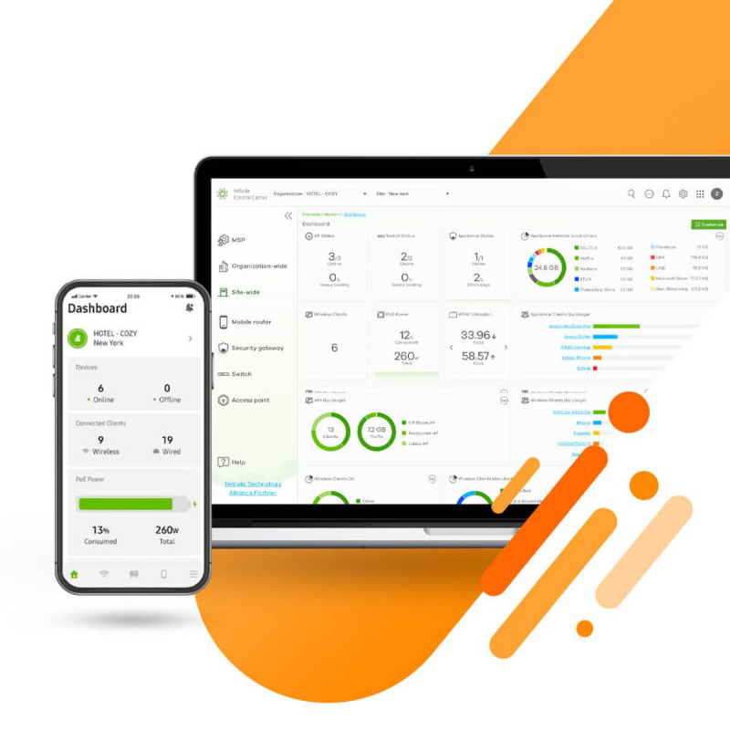 Zyxel NWA90BEPRO-EU0102F Punkt dostępowy WiFi 6 AX3000 z Nebula Flex
