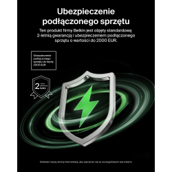 Belkin Ładowarka 100W GaN, 2x USB-C, USB-A, podróżna (EU, US, UK), biała