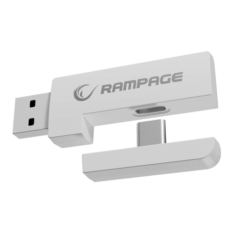 Rampage RETSU Słuchawki bezprzewodowe nauszne BT 2.4G RGB bi… | PartsPC.pl
