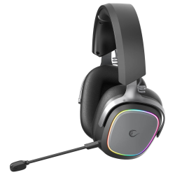 Rampage RETSU Słuchawki bezprzewodowe nauszne BT 2.4G RGB czarne