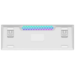 Rampage Klawiatura mechaniczna gamingowa Radiant K11 60% RGB Blue Switch, biała