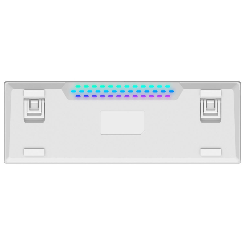 Rampage Klawiatura mechaniczna gamingowa Radiant K11 60% RGB Blue Switch, biała