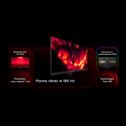 Rampage Miracle Monitor gamingowy 27'' 180Hz 1ms QHD 2K