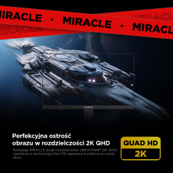 Rampage Miracle Monitor gamingowy 27'' 180Hz 1ms QHD 2K