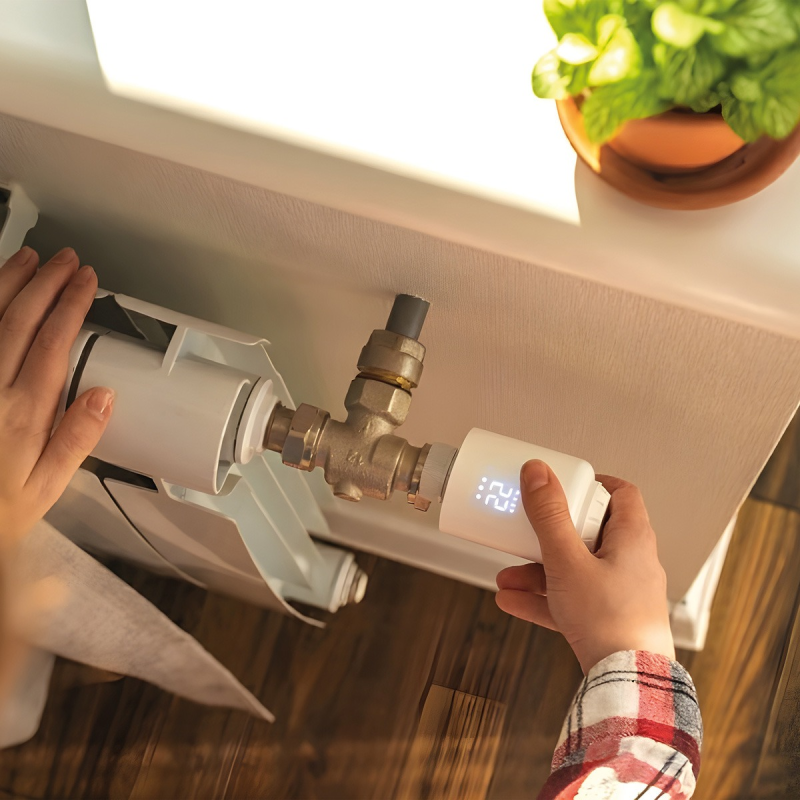 TESLA Inteligentna głowica termostatyczna Zigbee SV60