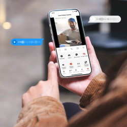 TESLA SecureQ DB5 Inteligentny dzwonek do drzwi z kamerą 2K, Wi-Fi, detekcją osób i paczek