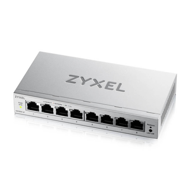 Zyxel GS1200-8V3-EU0101F 8-portowy switch gigabitowy zarządzalny