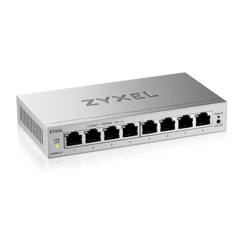 Zyxel GS1200-8V3-EU0101F 8-portowy switch gigabitowy zarządzalny