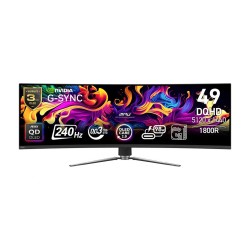 MSI Monitor MPG 491CQPX QD-OLED LED/QD-LED/Zakrzywiony/240Hz/49 cali/Czarny