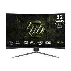 MSI Monitor MAG 325CQPF E18 31.5/LED/WQHD/LED/Zakrzywiony/180Hz/Czarny