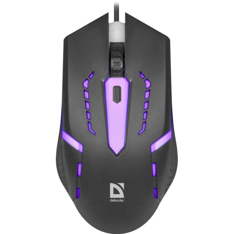 Mysz przewodowa Defender FLASH MB-600L 1200dpi 4P LED | PartsPC.pl