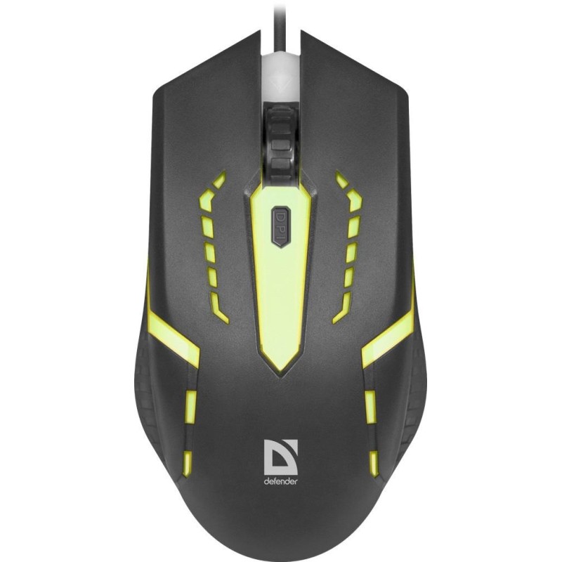 Mysz przewodowa Defender FLASH MB-600L 1200dpi 4P LED | PartsPC.pl