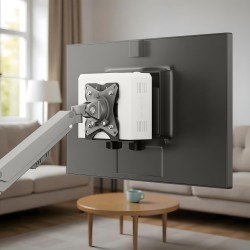 Uchwyt do mini komputerów Maclean MC-115 B, zakres 17-70mm, kompatybilny z