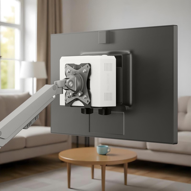 Uchwyt do mini komputerów Maclean MC-115 B, zakres 17-70mm, kompatybilny z