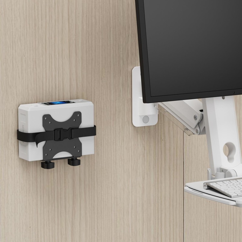 Uchwyt do mini komputerów Maclean MC-115 B, zakres 17-70mm, kompatybilny z