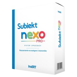 Licencja InsERT - Subiekt NEXO PRO rozszerzenie na następne … | PartsPC.pl