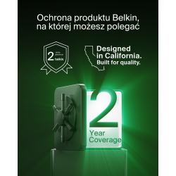 Belkin Słuchawki półotwarte douszne do spania, IPX4, Bluetooth 6.0, kremowe