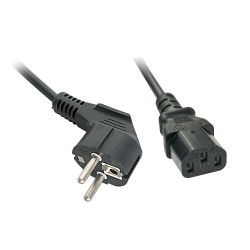 Kabel zasilający LINDY Schuko to IEC C13 3m czarny
