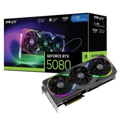 PNY Karta graficzna GeForce RTX 5080 OC ARGB 3F 16GB 256-bit 960GB/s
