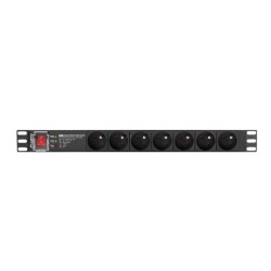 Listwa zasilająca Lanberg do RACK 19" 1U 16A PDU PRO 7x PL SPD-3MP 2m