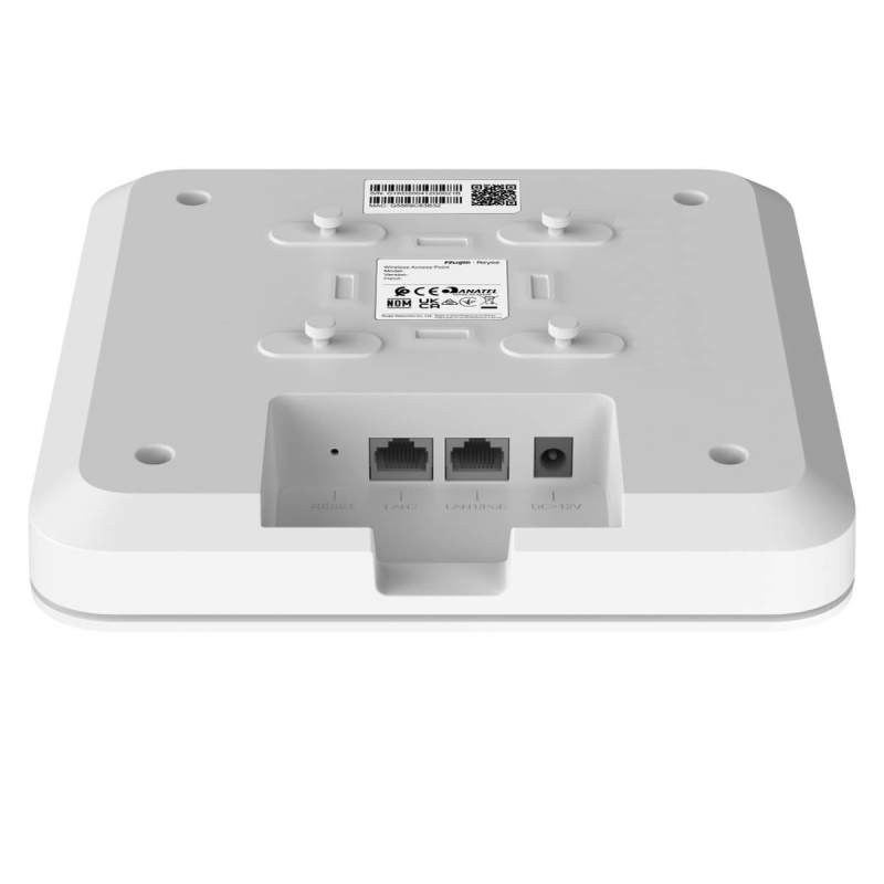 Ruijie Reyee RG-RAP2200(F) | Access Point, 2 portów, 2xFE, 1xPoE IN, WiFi 5, 2,4GHz/5GHz, AC1276, Wewnętrzny, Sufitowy, Mesh, Ro
