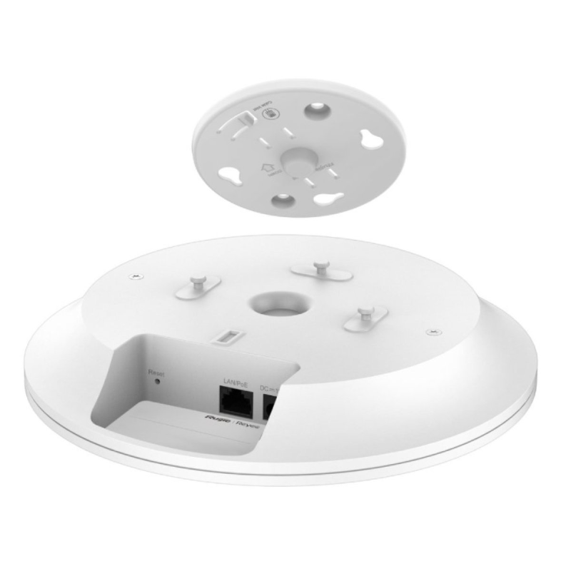 Ruijie Reyee RG-RAP2266 | Access Point, 1 portów, 1xPoE IN, 1xGE, WiFi 6, 2,4Ghz/5GHz, AX3000, Wewnętrzny, 5xdBi, 1x12V DC, Repe