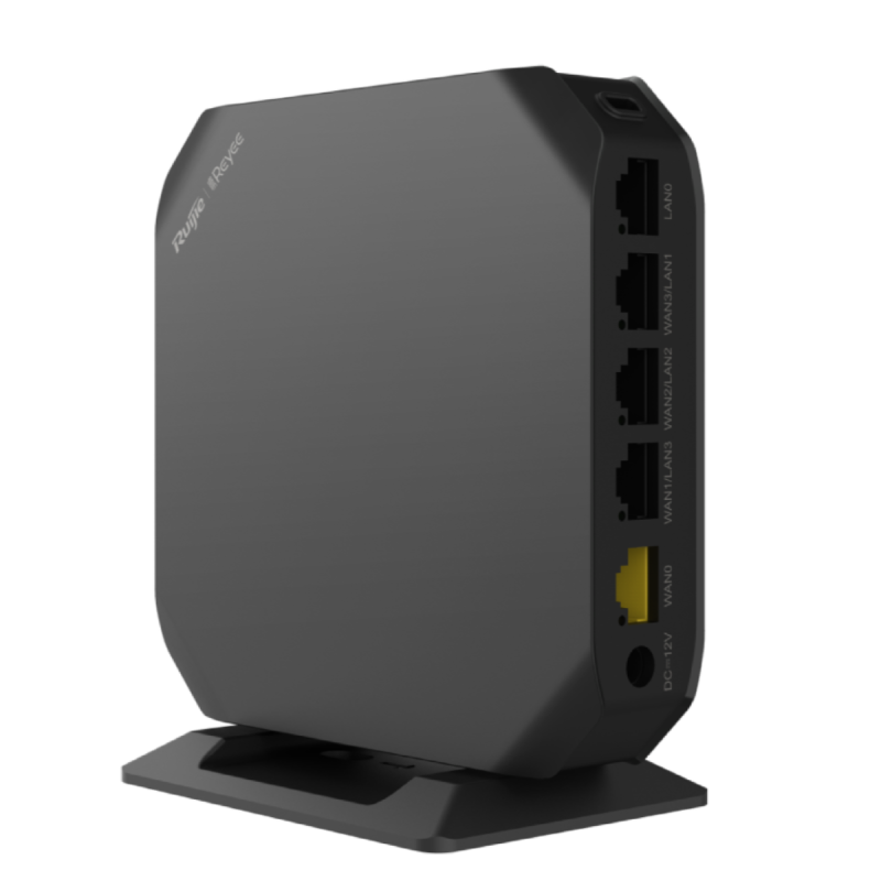 Ruijie Reyee RG-EG105GW(T) | Kontroler, Router WiFi, 5 portów, 5xGE, 1xLAN,1xWAN, 3xLAN/WAN, WiFi 5, AC1267, 4x3dBi, Mesh, VPN, 